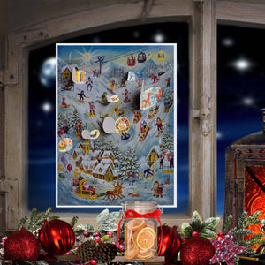 Advent Calendar Ski Lift - Abigail Fox Designs