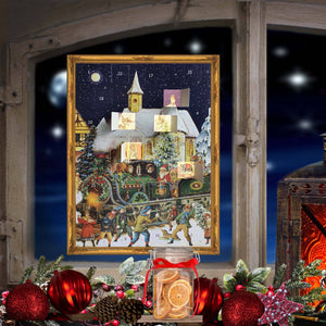 Advent Calendar Train, Kids, and Santa - Abigail Fox Designs