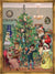 Advent calendar Xmas Tree w Children and Santa - Abigail Fox Designs