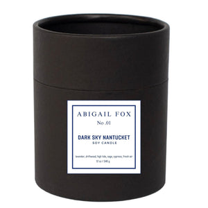 AF No. 01 Dark Sky Nantucket Soy Candle - Abigail Fox Designs