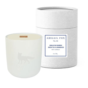 AF No. 06 Himalayan Bamboo, Green Tea & Lemongrass Soy Candle - Abigail Fox Designs