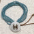 Authentic Designer Button Bracelet, with crystal strands - Abigail Fox Designs