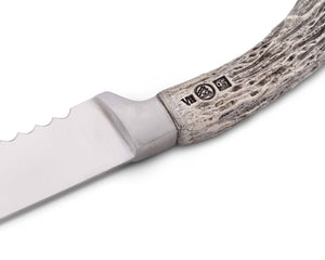 Baguette Board with Antler Bread Knife - Abigail Fox Designs