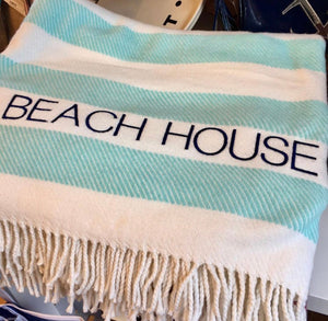 Beach House Blanket - Abigail Fox Designs