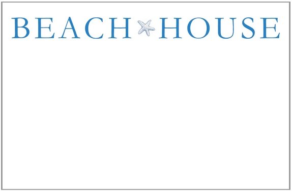 Beach House Notepad - Abigail Fox Designs