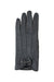 Black Faux Suede Gloves with Bow - Abigail Fox Designs