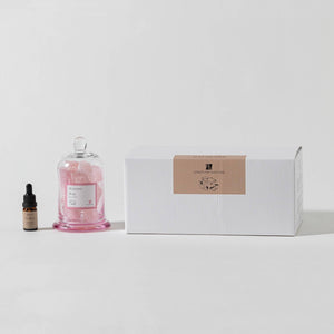 Blushing Rosé Gemstone Diffuser, Rose Quartz with essential oils, floral, rose, jasmine & cedar - Abigail Fox Designs