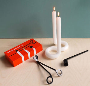 Candle Care Set, Candle Snuffer and Scissors - Abigail Fox Designs