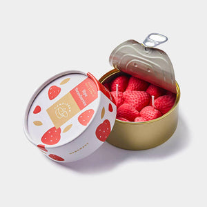 CandleCan Tin Candle - Strawberry (Scented) - Abigail Fox Designs