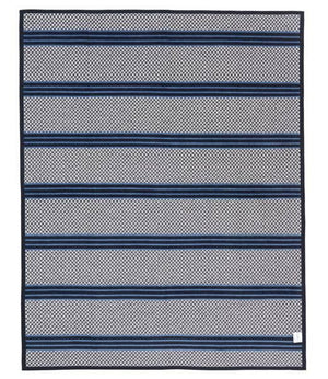 Captain's Classic Midnight Navy Blanket: Original - Abigail Fox Designs