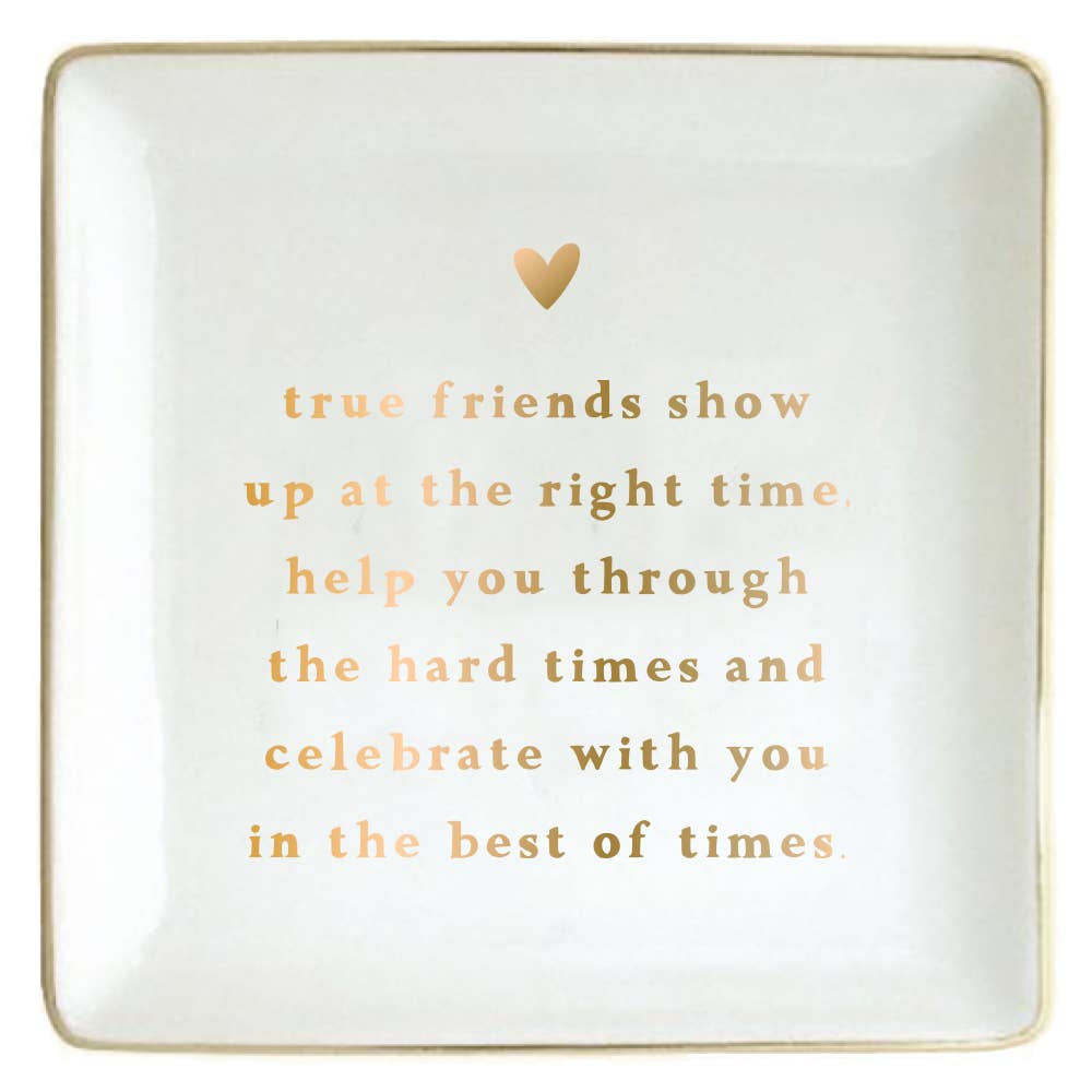 Ceramic Trinket Dish | True Friends - Abigail Fox Designs