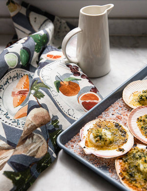 Cheese & Crackers Tea Towel - Abigail Fox Designs