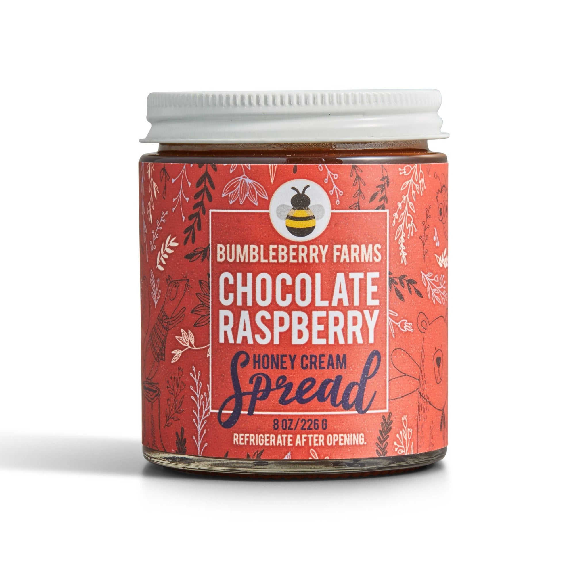 Chocolate Raspberry Honey Cream Spread - Abigail Fox Designs
