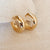Chunky Hoop Earrings In 18k GF - Abigail Fox Designs