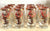 Culver, Signed Vintage Mid-Century Barware, Gold Rudolph The Red Nose Reindeer Highball Glasses, Set of 6 - Abigail Fox Designs
