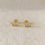 Curved Cubic Zirconia Stud Earrings, 18k Gold Filled, Abigail Fox Jewelry Collection - Abigail Fox Designs