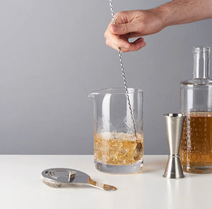 Extra Large Etched Crystal Pitcher - Abigail Fox Designs