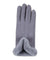 Faux Suede Glove with Faux Fur Cuff - Abigail Fox Designs