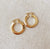 Flat Hoop Earrings, 18k Gold Filled , Abigail Fox Jewelry - Abigail Fox Designs