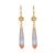 Gem Drop Earring-Citrine & Agate - Abigail Fox Designs