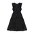 Giselle Women's Maxi Dress Black Eyelet - Abigail Fox Designs