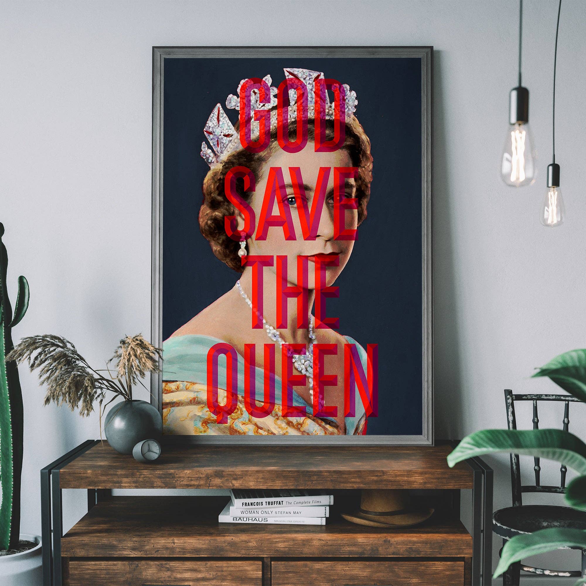 God Save The Queen Jubilee Print Matte, 11 ¾ x 15 ¾ in | 30x40 cm - Abigail Fox Designs