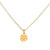 Gold Mini Heart Necklace - Abigail Fox Designs