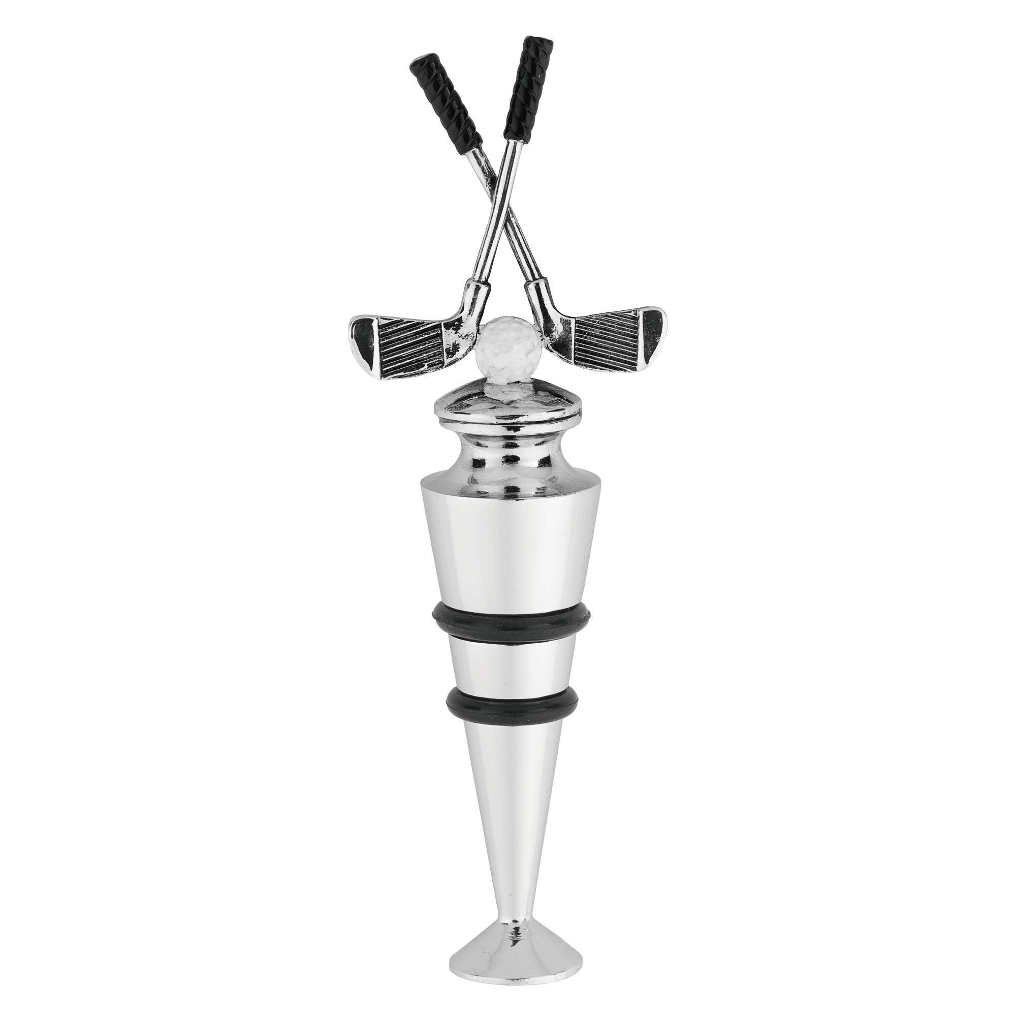 Golf Club Zinc Alloy Wine Bottle Stopper - Abigail Fox Designs