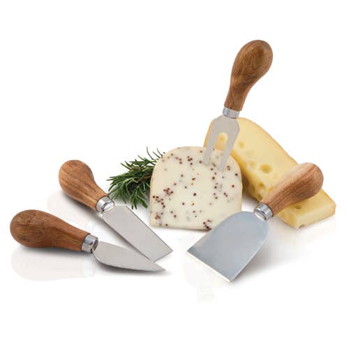 Gourmet Cheese Knives, set of 4 - Abigail Fox Designs