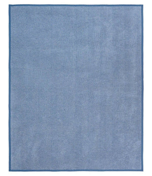 Harborview Herringbone Cornflower Blanket: Original - Abigail Fox Designs