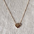 Heart Necklace With Cubic Zirconia Detail, 18k Gold Filled - Abigail Fox Designs
