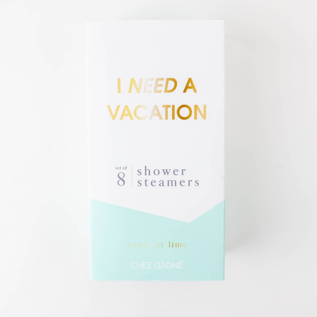 I Need a Vacation Shower Shower Steamers - Abigail Fox Designs