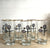 Libbey Glassware, Signed Vintage Mid-Century Barware, Tennis Gold Rim Tumbler Drinking Glasses, Set Of 2