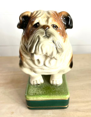 VINTAGE Japanese Takahashi Ceramic Bulldog Fun Bar Styling Figure