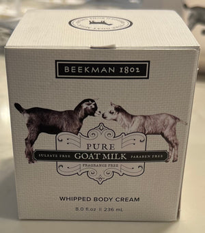 Pure Whipped Body Cream, fragrance free, Beekman 1802