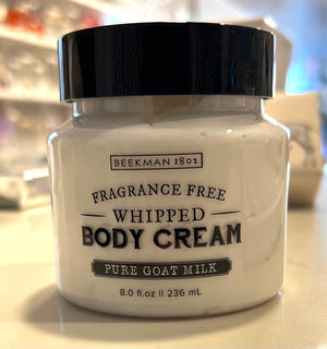 Pure Whipped Body Cream, fragrance free, Beekman 1802