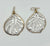 Open Shell Carved Mother of Pearl Earrings