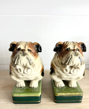 VINTAGE Japanese Takahashi Ceramic Bulldog Fun Bar Styling Figure