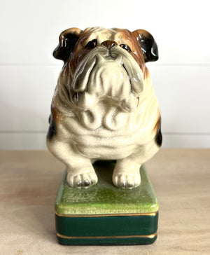 VINTAGE Japanese Takahashi Ceramic Bulldog Fun Bar Styling Figure