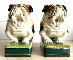 VINTAGE Japanese Takahashi Ceramic Bulldog Fun Bar Styling Figure