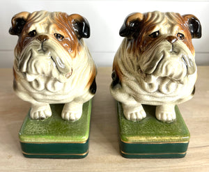 VINTAGE Japanese Takahashi Ceramic Bulldog Fun Bar Styling Figure