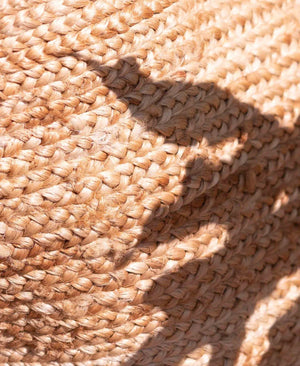 Jute Tote, Orange and Navy, by Mersea - Abigail Fox Designs