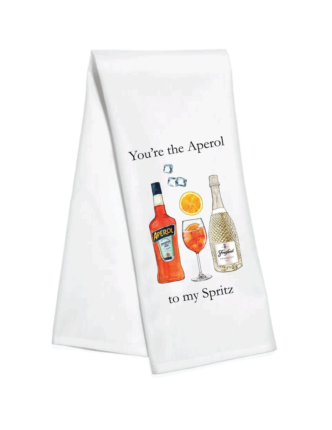 Kitchen Towel - Aperol - Abigail Fox Designs