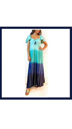 La Plage, Aloha Maxi, Ocean Ombre - Abigail Fox Designs