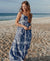 La Plage, Palmetto Maxi , Floral Dot Dress - Abigail Fox Designs