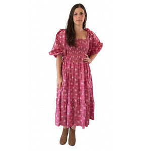 Lake Avenue Dress, Pink - Abigail Fox Designs