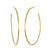 Large Hammered Hoop Earring - Abigail Fox Designs