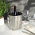 LARGE SS Grooved Polished Wine Cooler w/ Handles - Abigail Fox Designs
