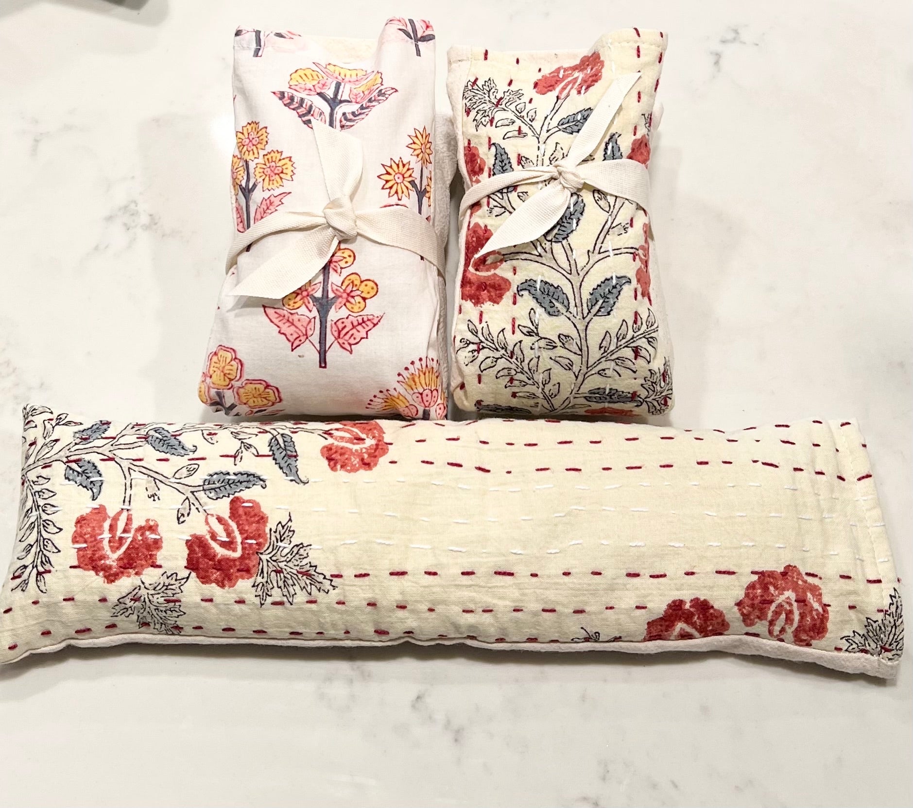 Lavender Eye Pillow- Red, Orange, Yellow, Pinks - Abigail Fox Designs