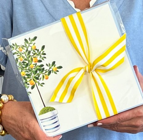 Lemon Tree 8.5"X8.5"  Notepad